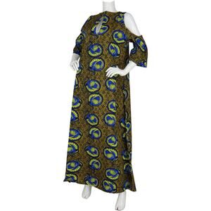 Sylvia Owori African Print Designer Kaftan Maxi Dress